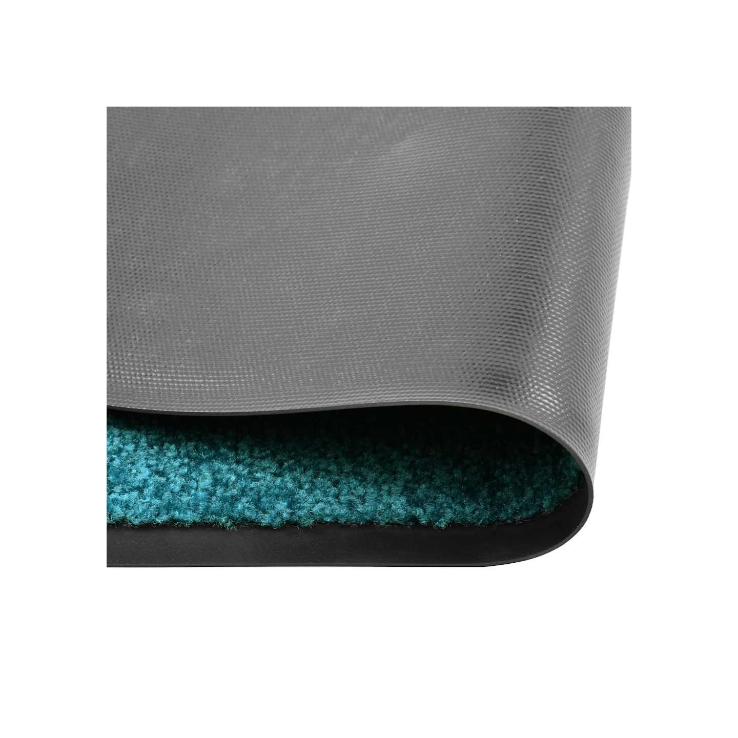 Paillasson lavable Cyan 60x90 cm