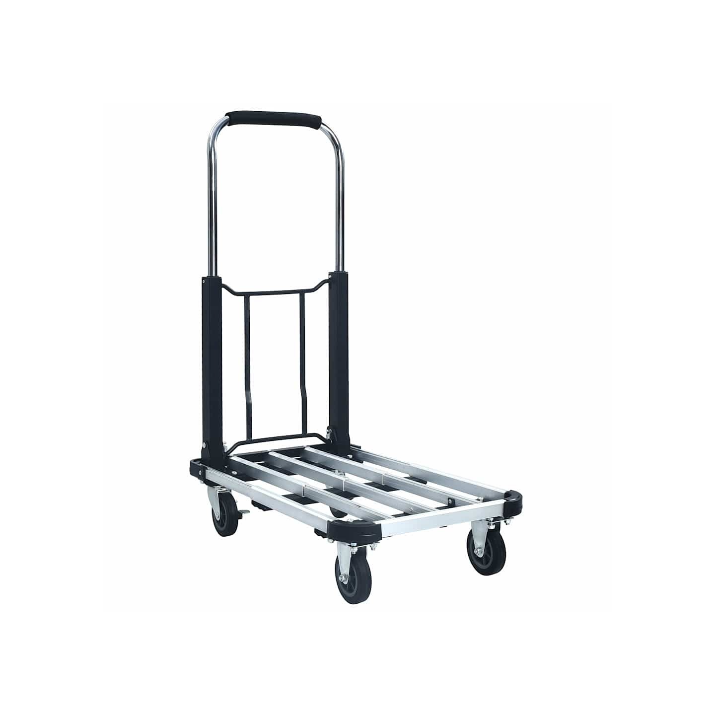 Chariot de transport pliable 150 kg Aluminium Argenté