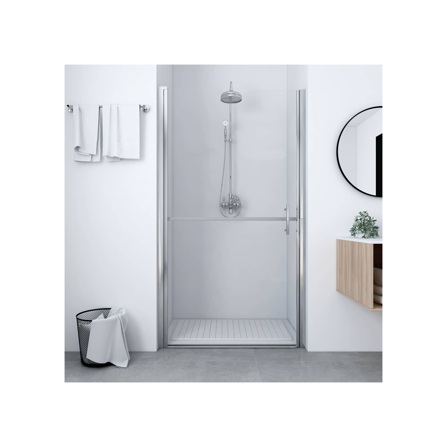 Porte de douche Verre trempé 91x195 cm