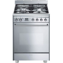Cuisinière gaz Smeg Classica GP 61 X 9 four 70 L pyrolyse | Nimestore