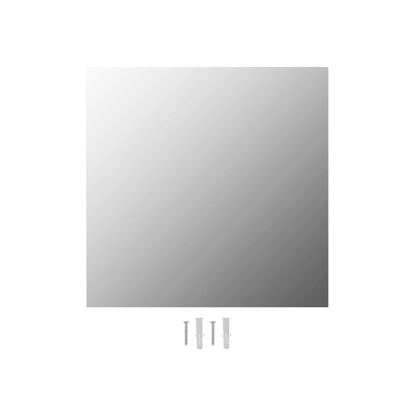 Miroir mural carré 50 x 50 cm Verre