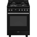 Cuisinière gaz Smeg GP61BL9 four 70 L pyrolyse noir | Nimestore