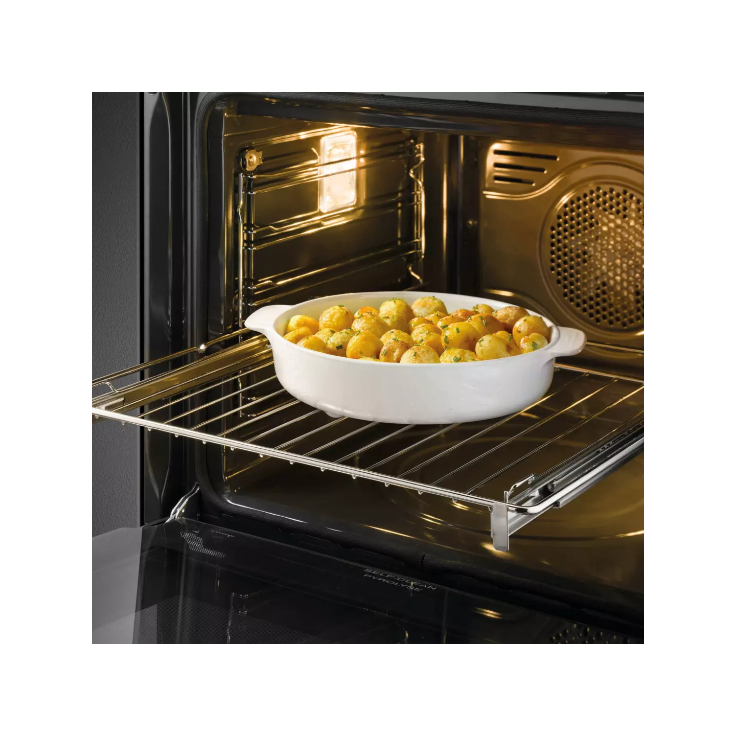 Cuisinière gaz Smeg GP61BL9 four 70 L pyrolyse noir | Nimestore
