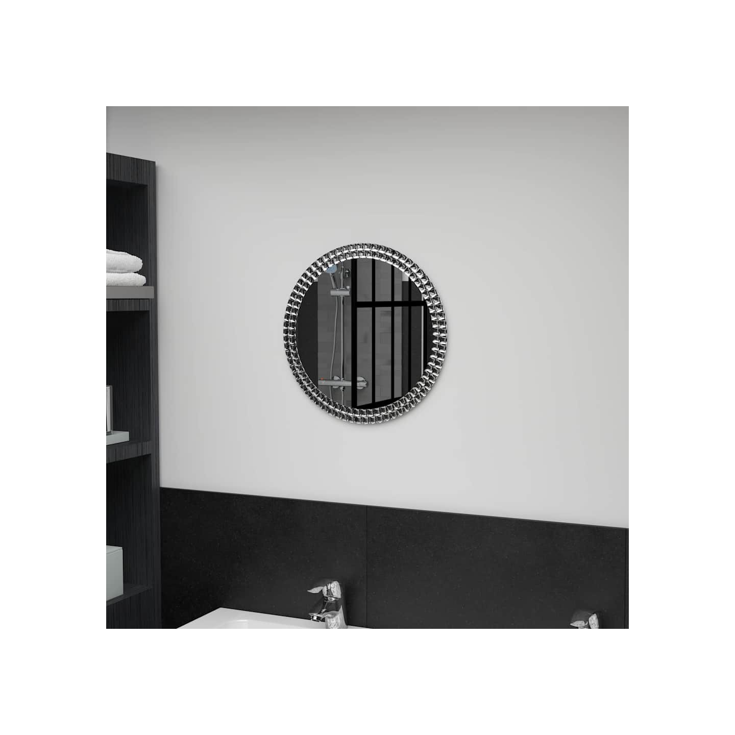 Miroir mural 40 cm Verre trempé