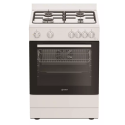 Cuisinière gaz Indesit I6G5KCW four 72 L classe A blanc | Nimestore