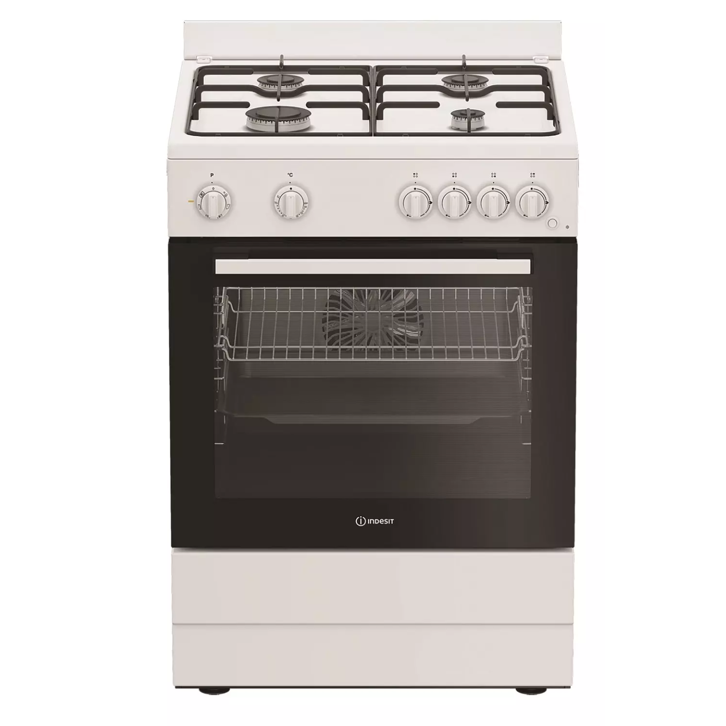 Cuisinière gaz Indesit I6G5KCW four 72 L classe A blanc | Nimestore