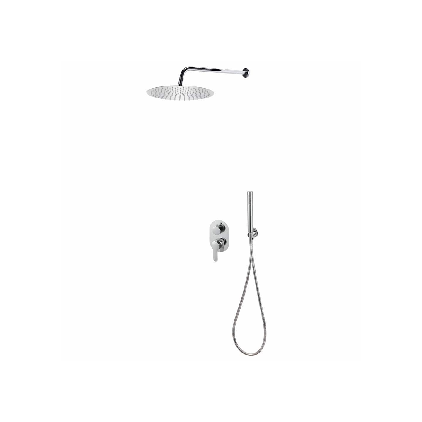 Système de douche Acier inoxydable 201 Argenté
