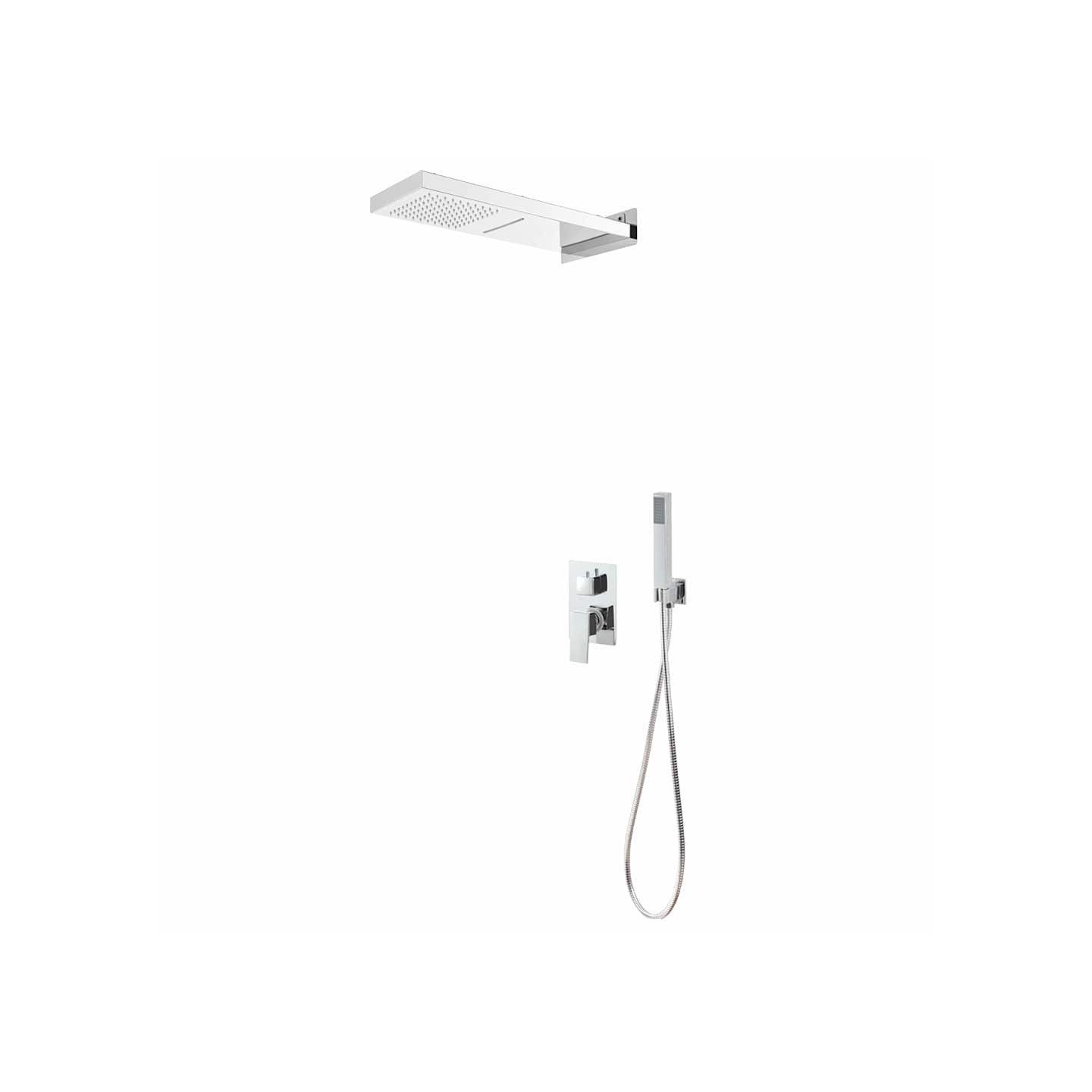 Système de douche Acier inoxydable 201 Argenté