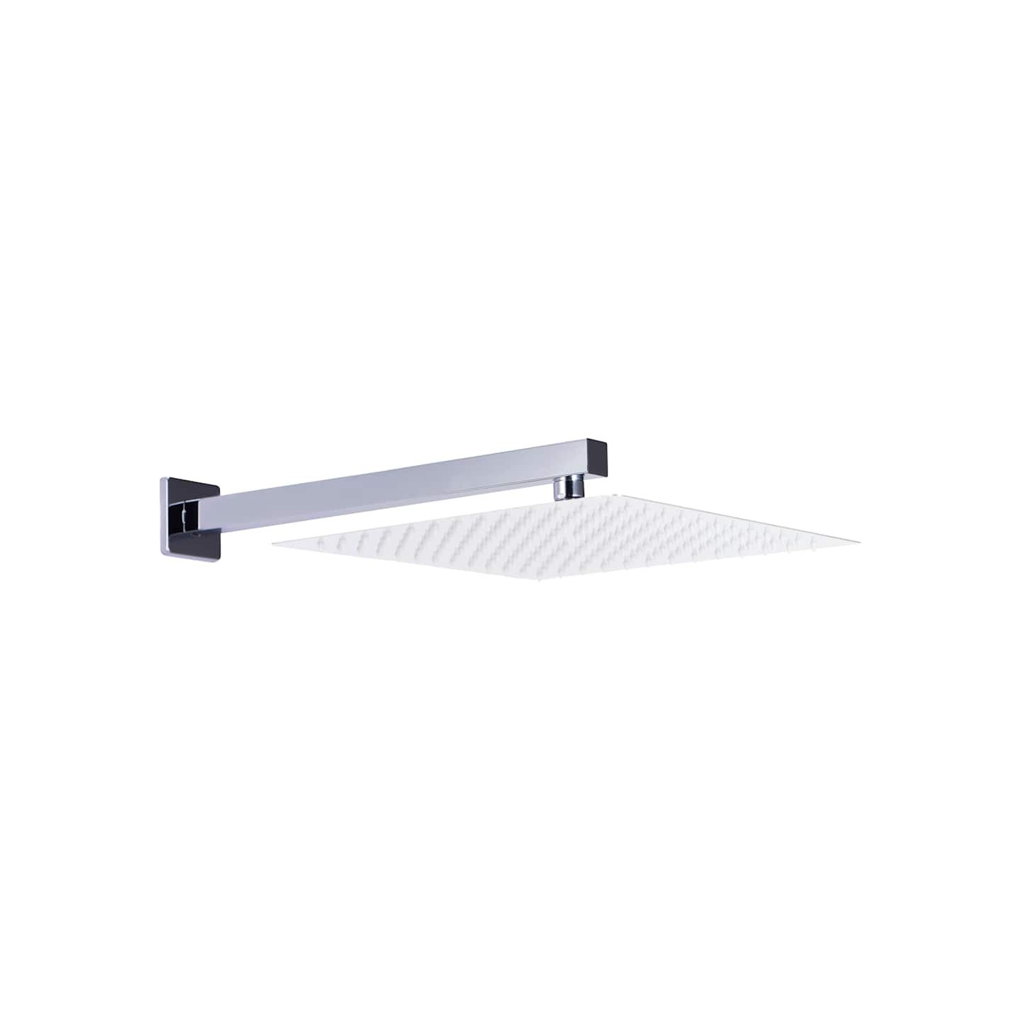 Bras de support de douche Carré Inox 201 Argenté 30 cm