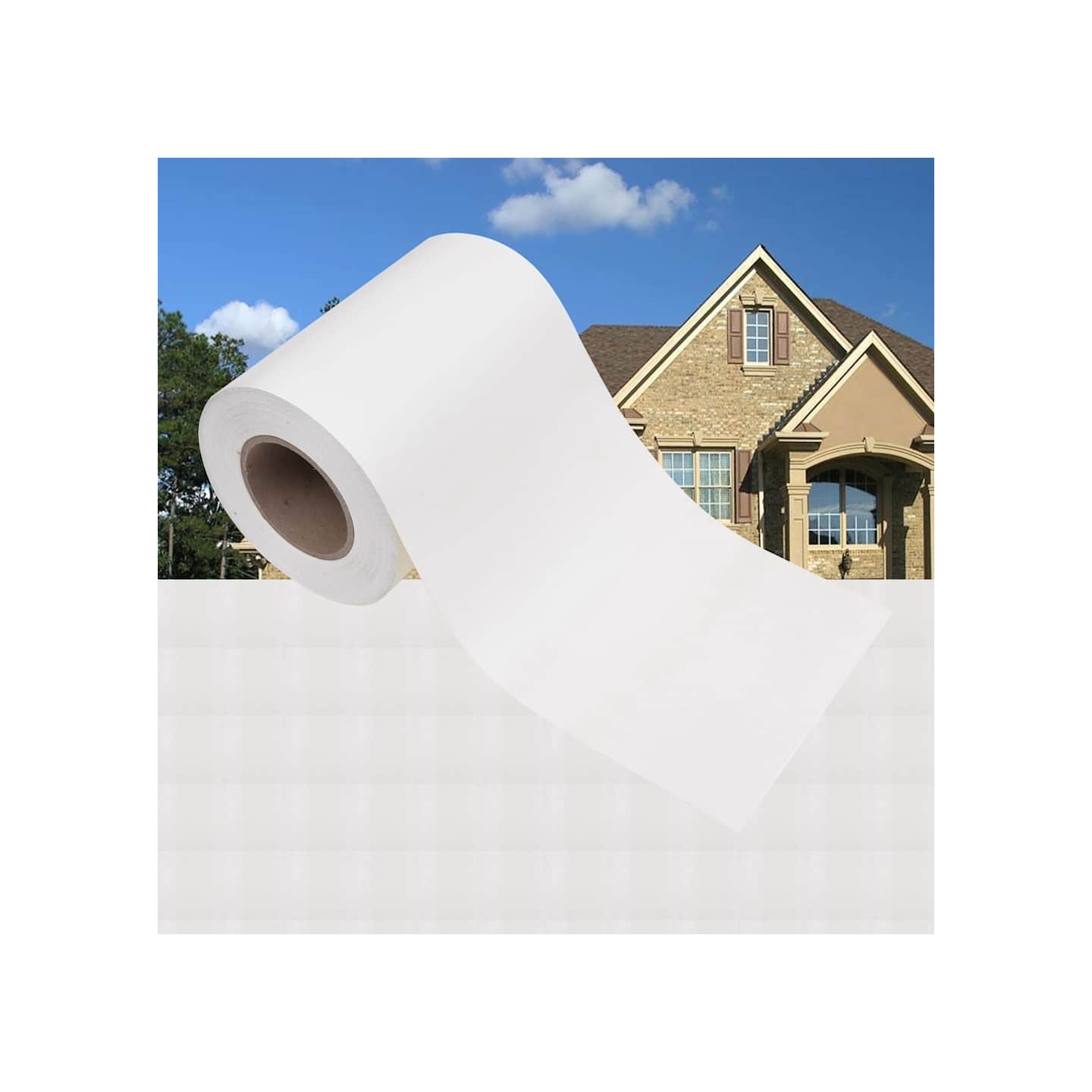 Bande de confidentialité PVC 35 x 0,19 m Blanc