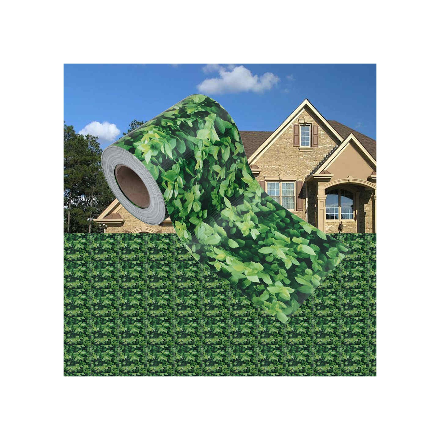 Bande de confidentialité PVC 35 x 0,19 m Verte