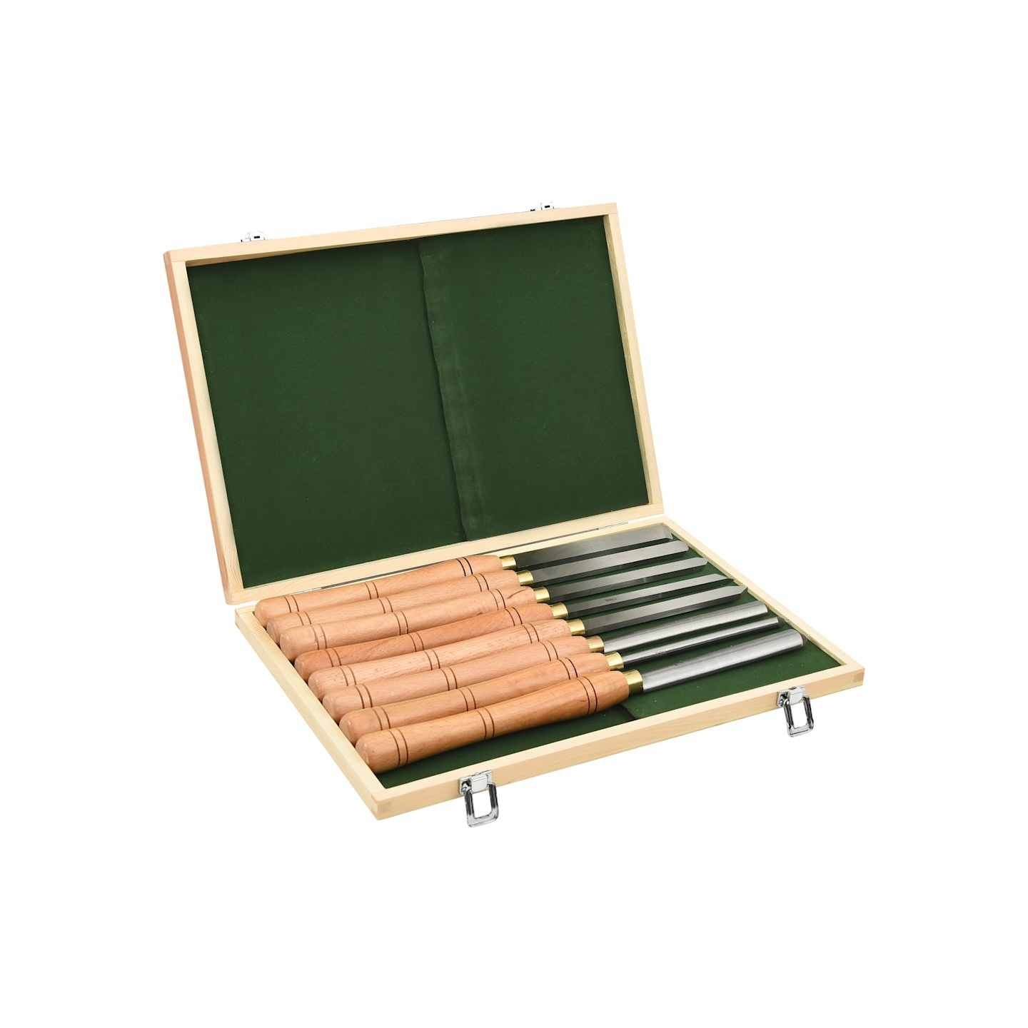 Jeu d'outils de tournage 8 pièces acier rapide