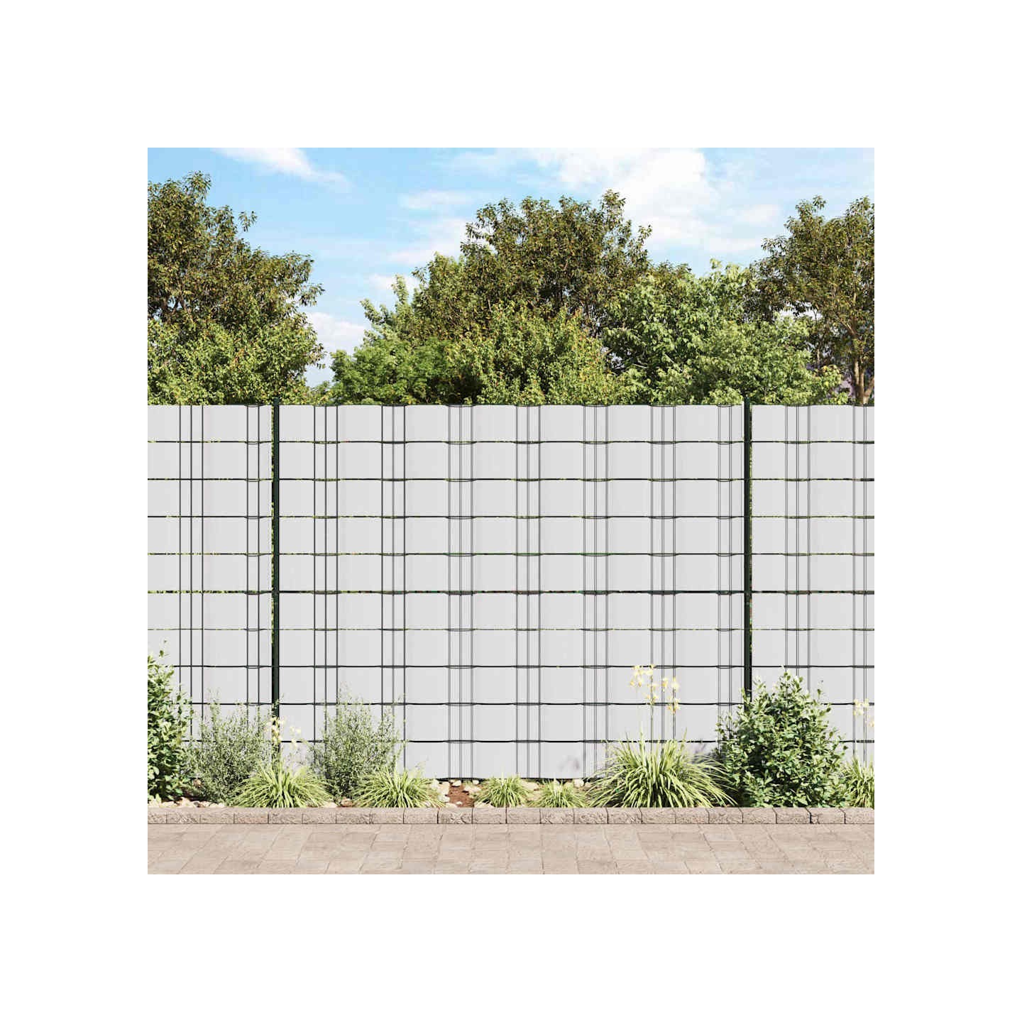 Bande de confidentialité PVC 70 x 0,19 m Blanc