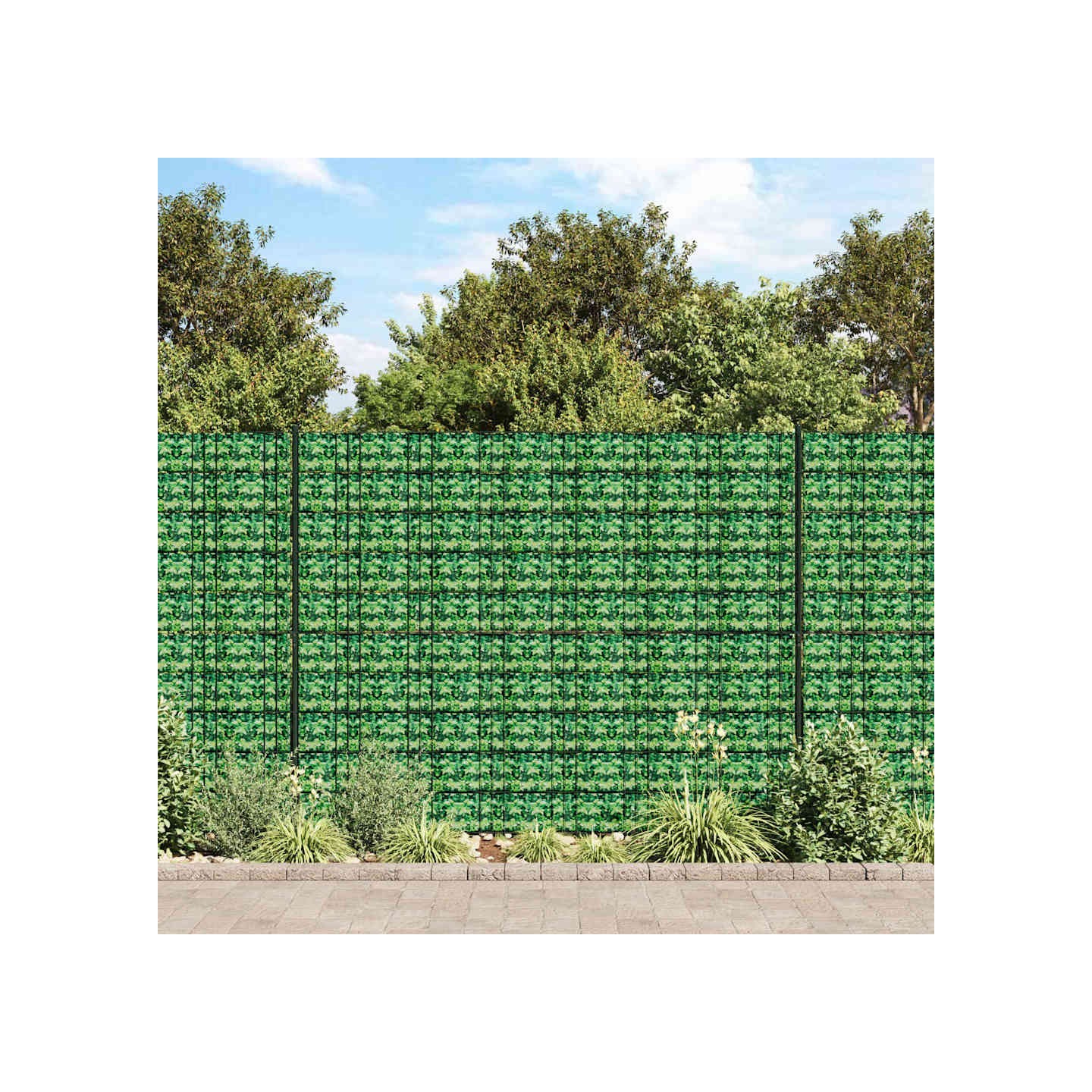 Bande de confidentialité PVC 70 x 0,19 m Verte