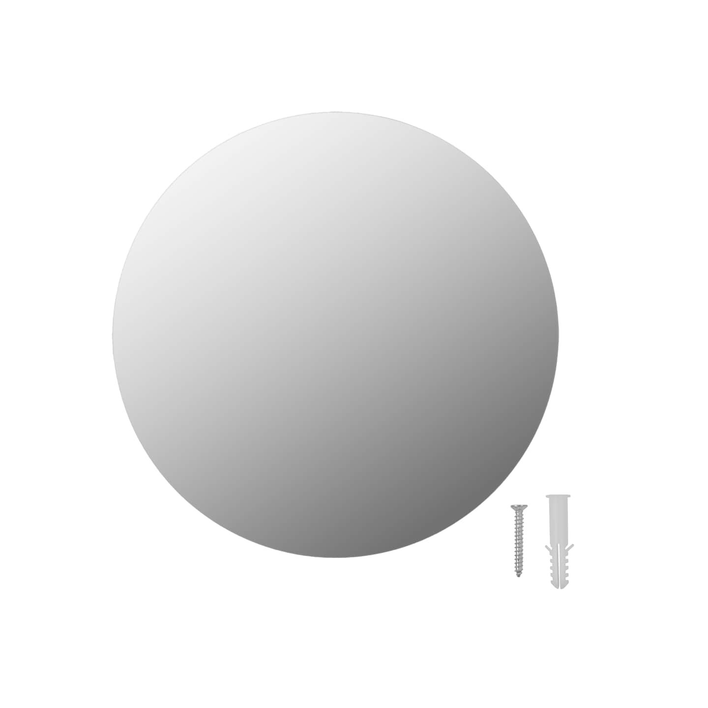 Miroir rond sans cadre 30 cm Verre