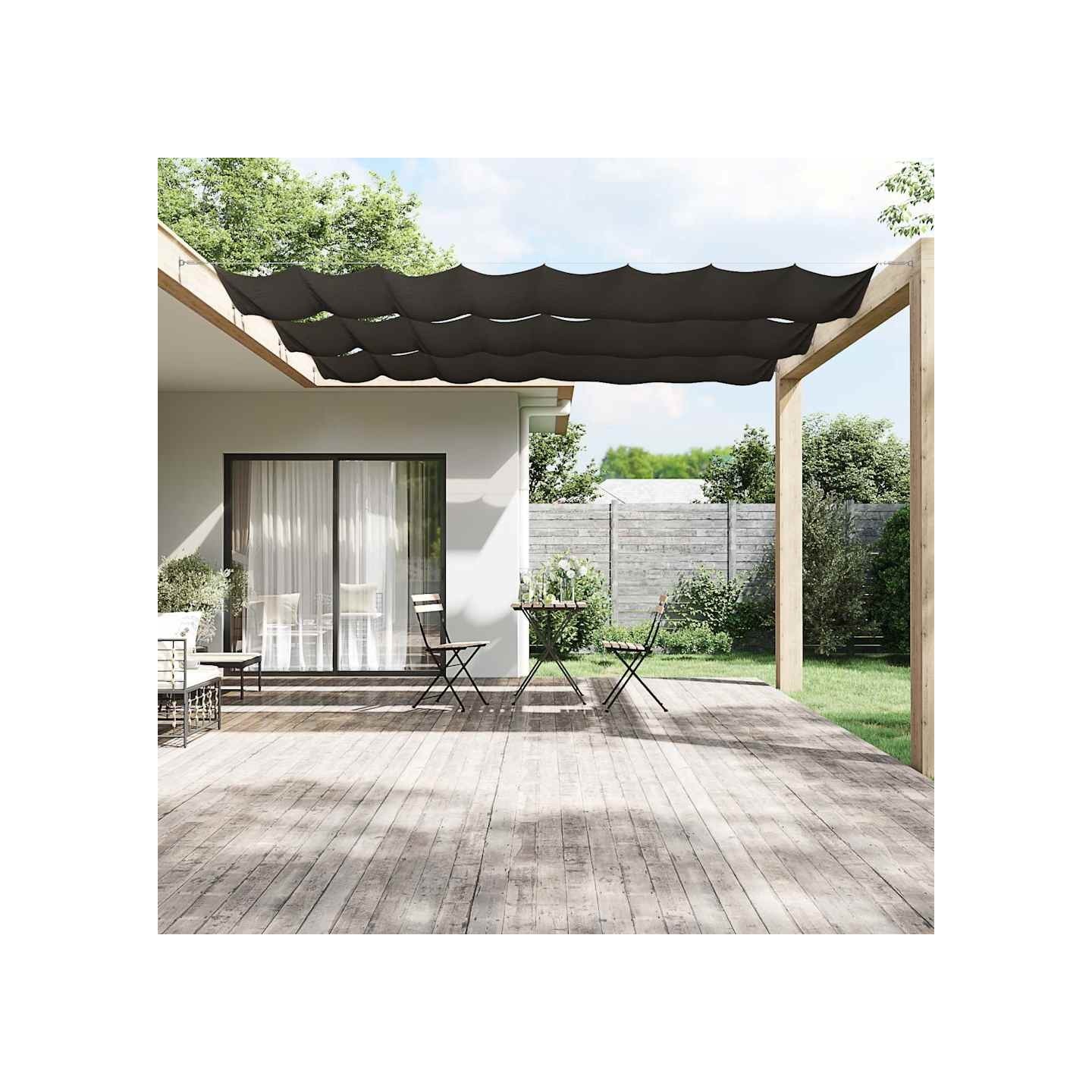Auvent vertical Anthracite 180x1000 cm Tissu oxford