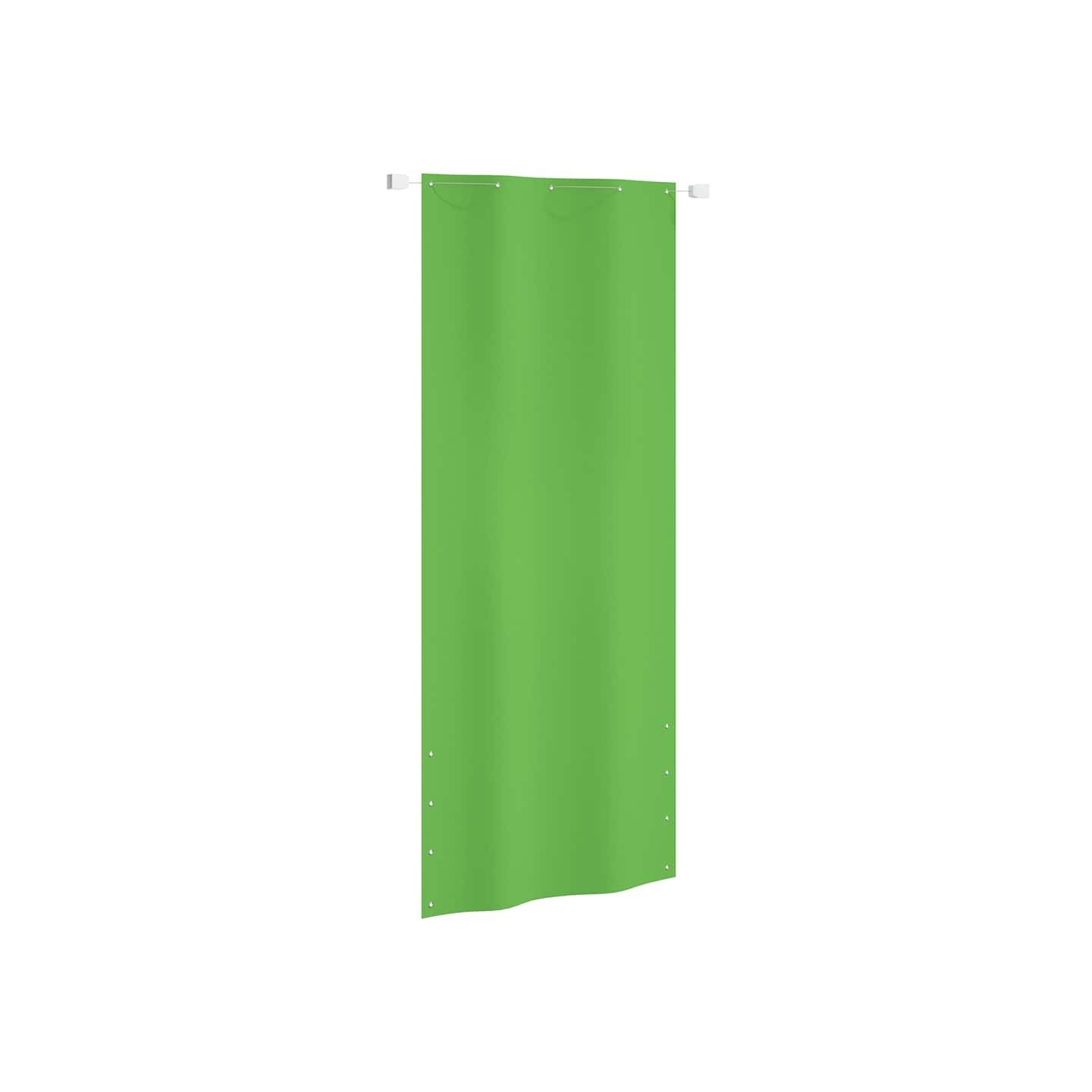 Écran de balcon Vert clair 100x240 cm Tissu Oxford