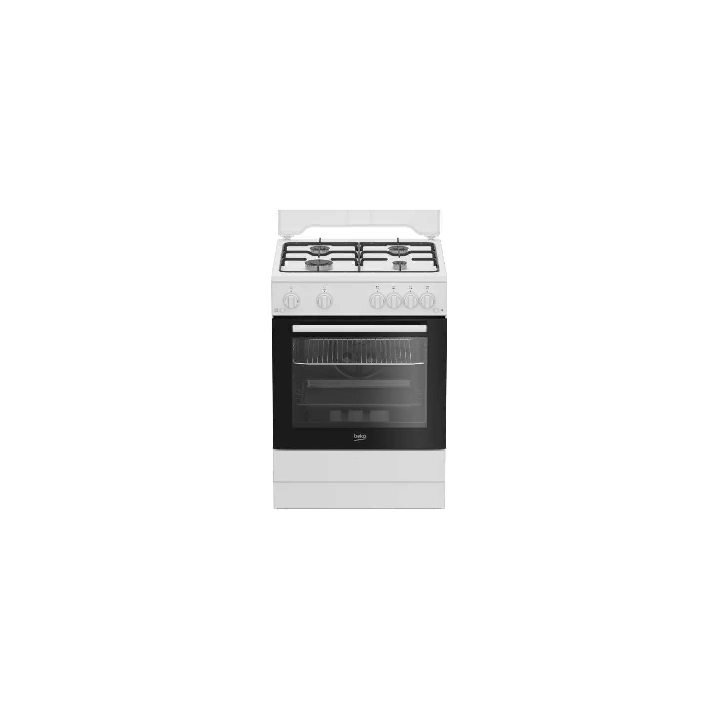 Cuisinière gaz Beko FBG62121WD 60 cm four 64 L | Nimestore