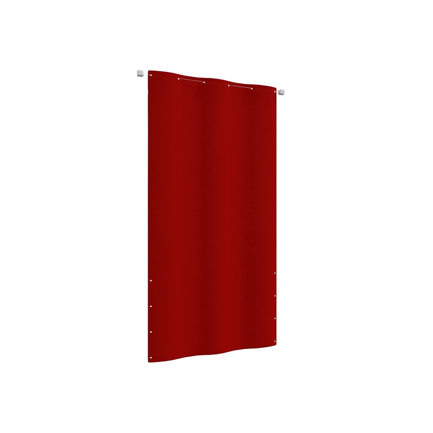 Écran de balcon Rouge 120x240 cm Tissu Oxford