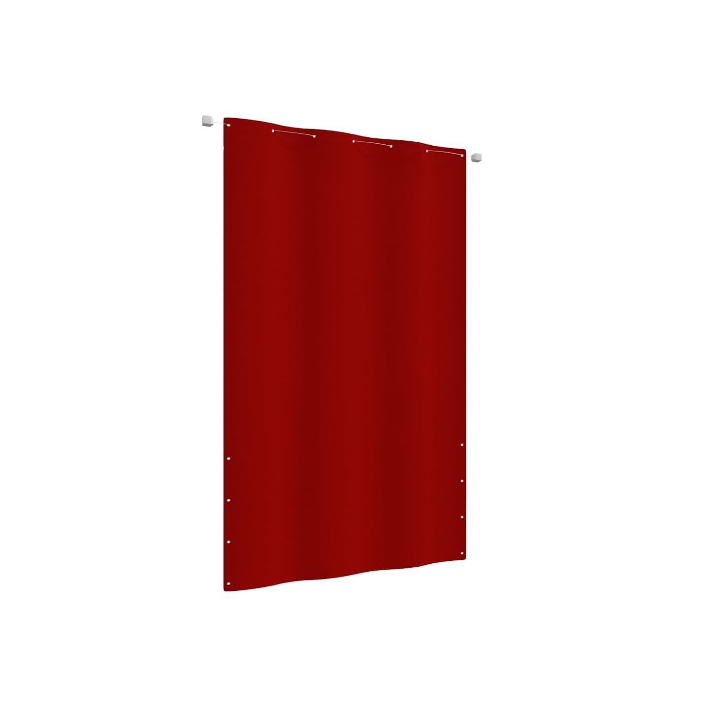 Écran de balcon Rouge 140x240 cm Tissu Oxford