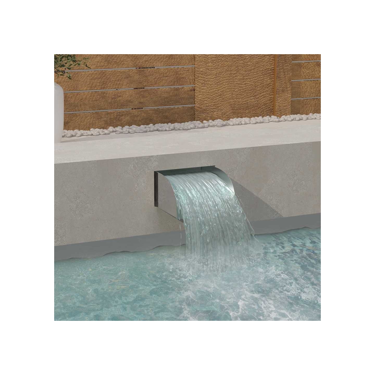 Cascade 30x34x14 cm Acier inoxydable 304
