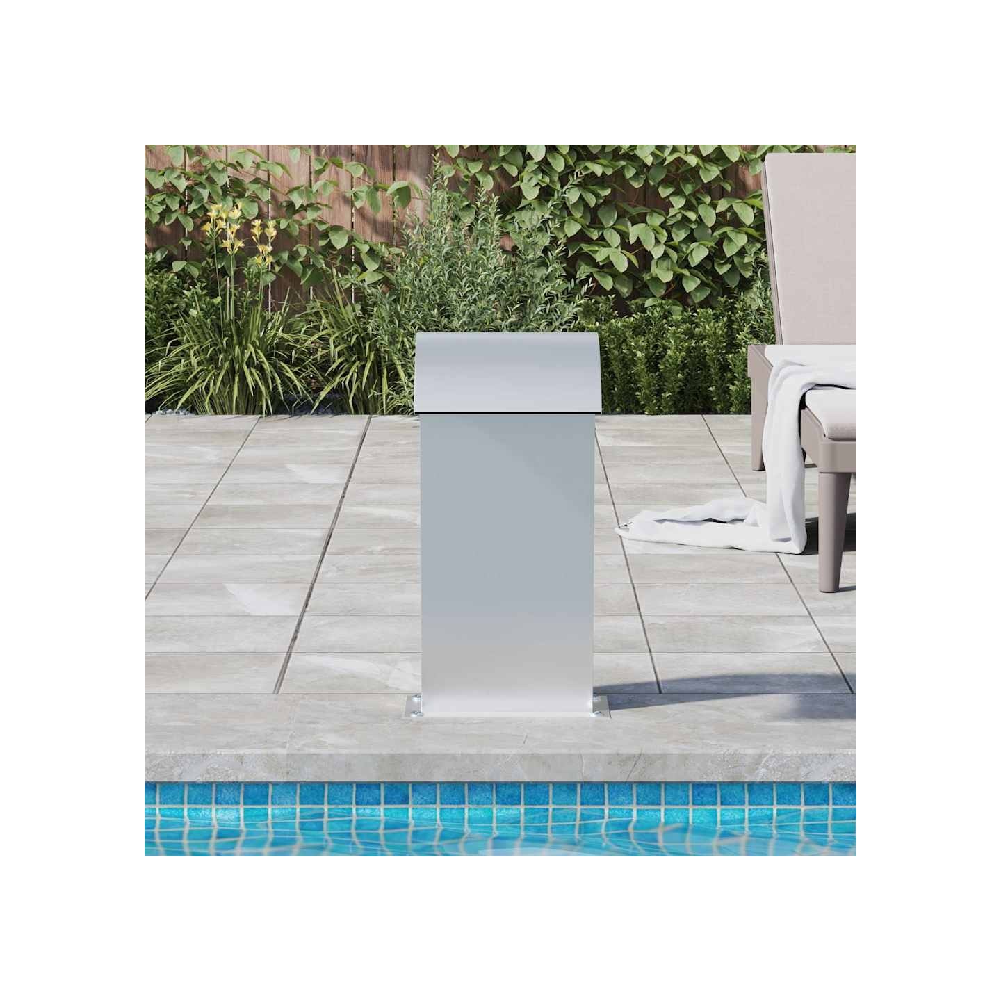 Fontaine de piscine 50x30x60 cm Acier inoxydable