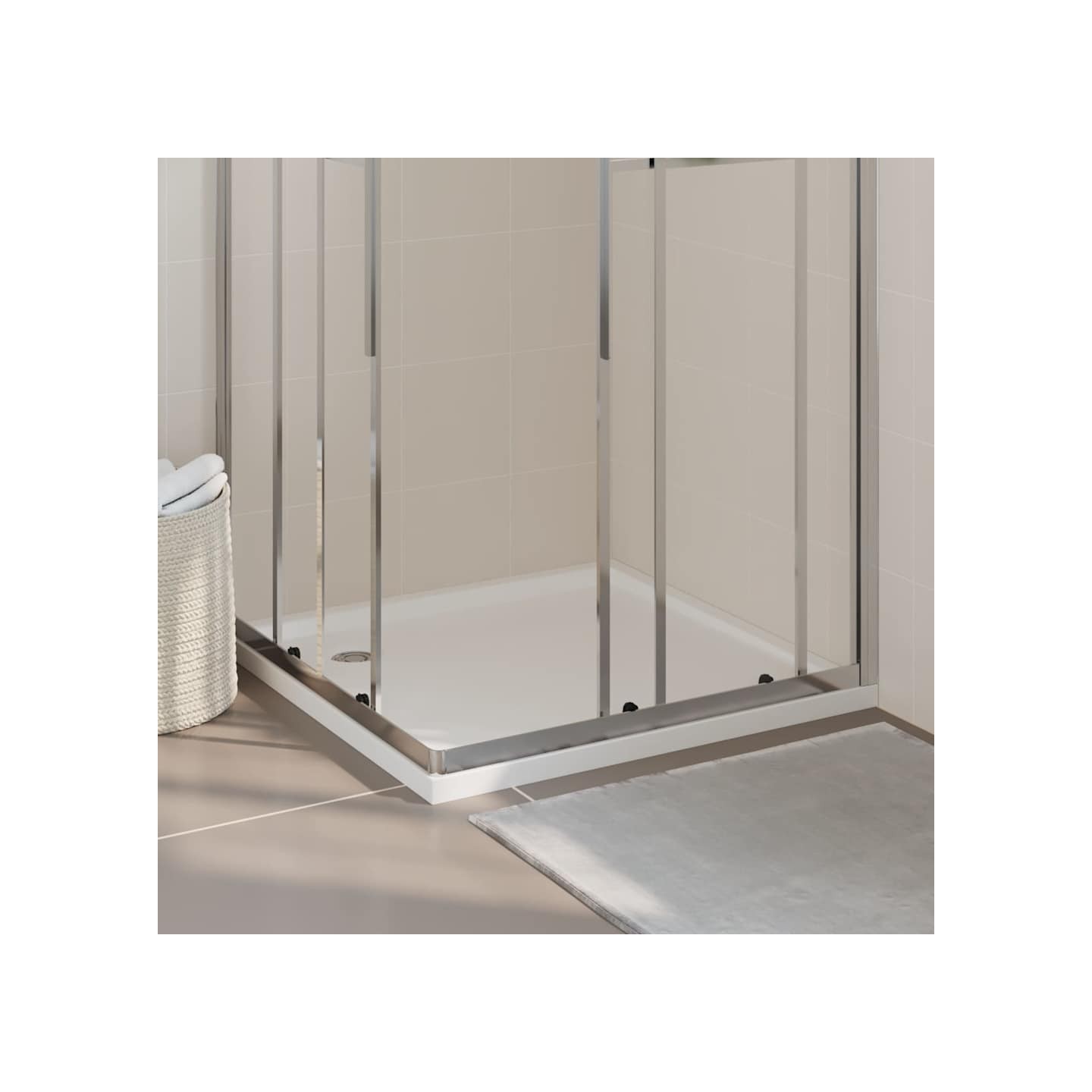 Receveur de douche carré ABS 90x90 cm