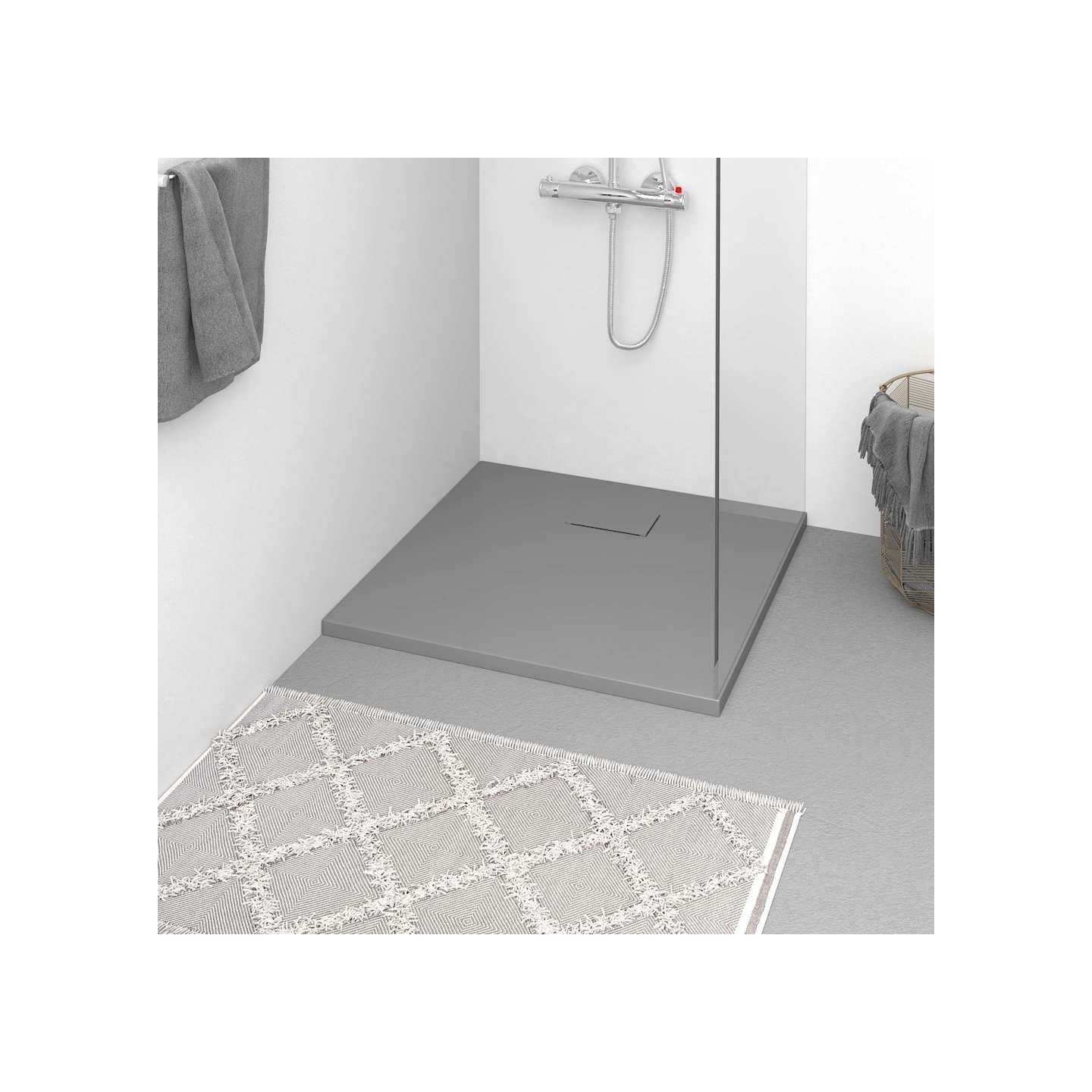 Receveur de douche SMC Gris 90x90 cm