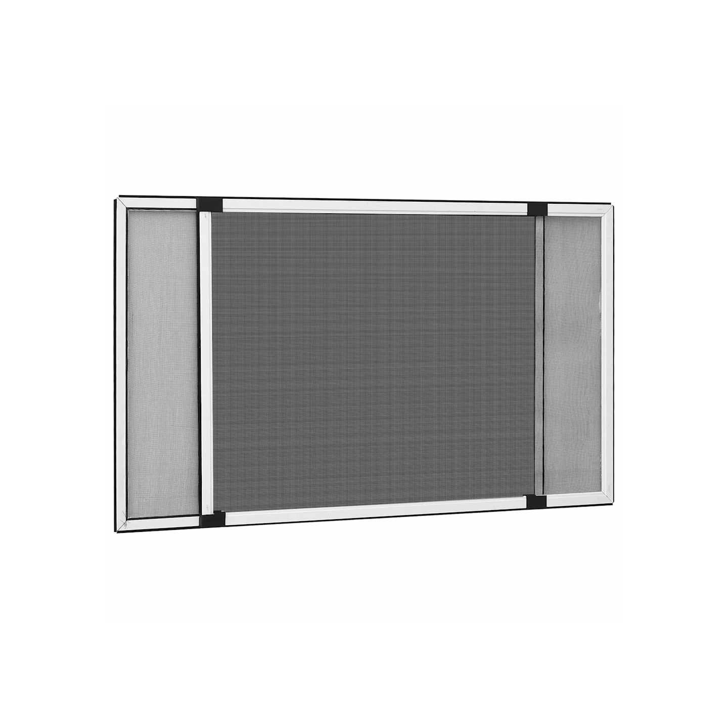 Moustiquaire extensible pour fenêtres Blanc (75-143)x50 cm