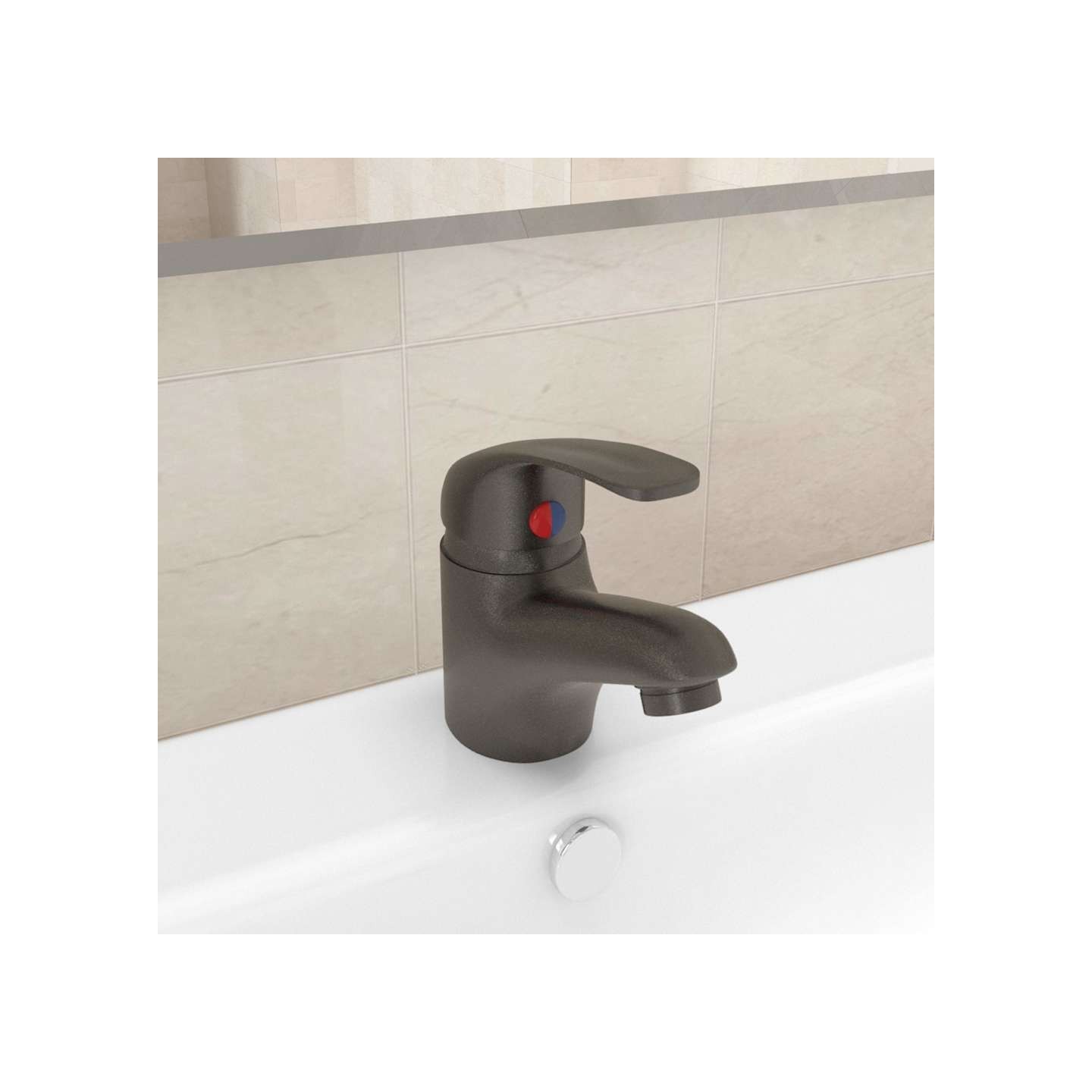 Mitigeur de lavabo Gris 13x10 cm