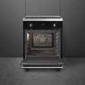 Cuisinière induction Smeg C6IPBLT2 noire four 70 L | Nimestore