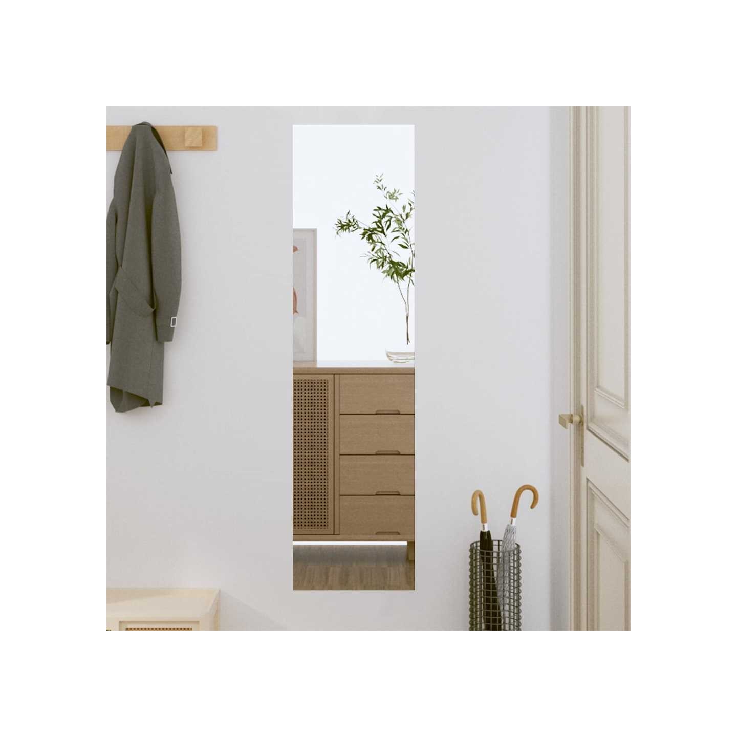 Miroir mural 30x100 cm Verre Rectangulaire