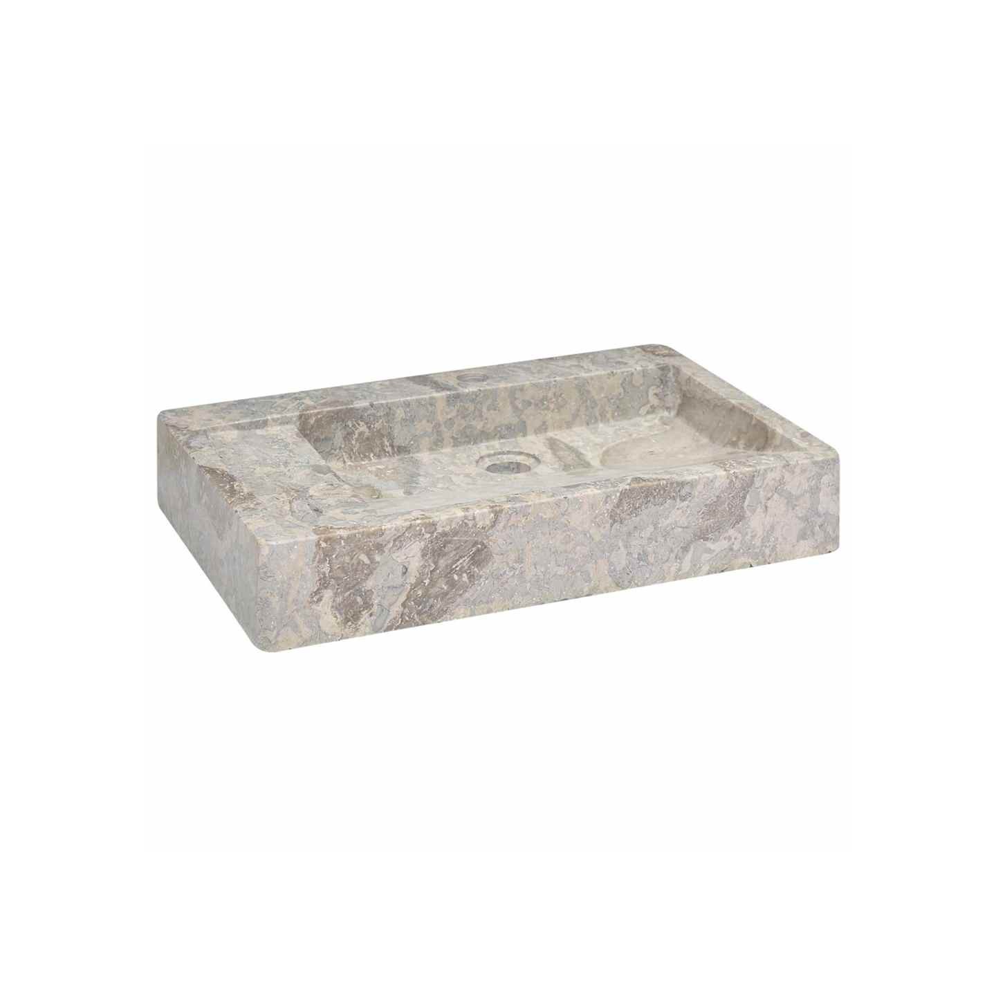 Lavabo Gris 58x39x10 cm Marbre