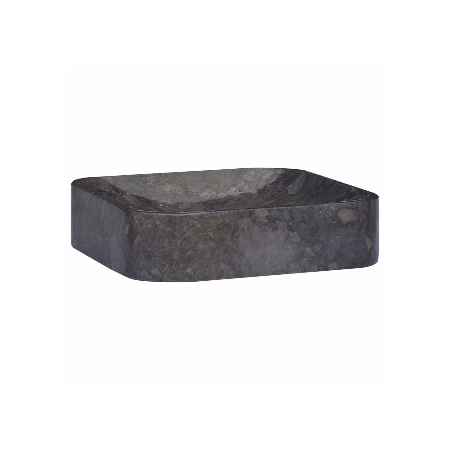 Lavabo Noir 40x40x10 cm Marbre