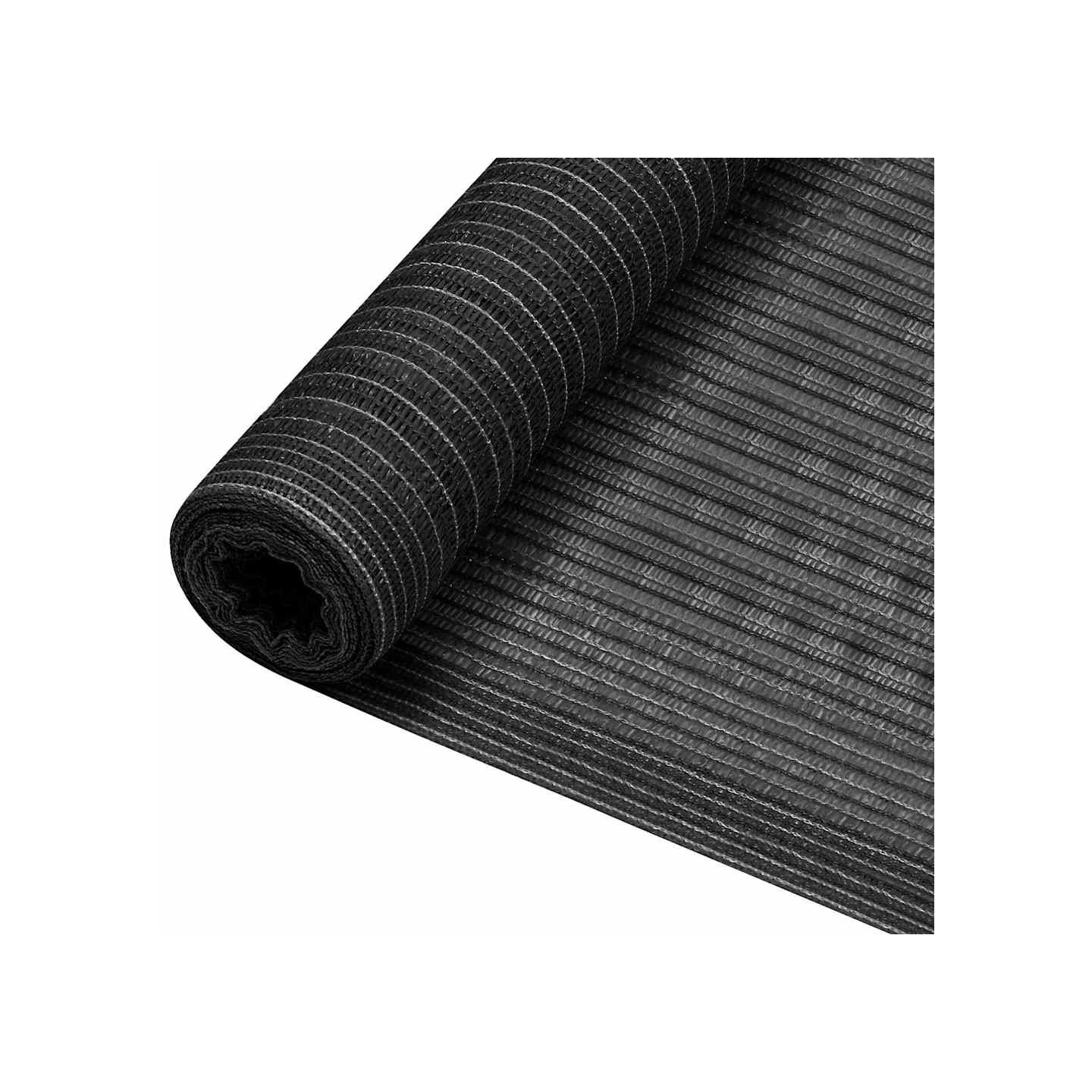 Filet brise-vue Anthracite 3,6x25 m PEHD 75 g/m²