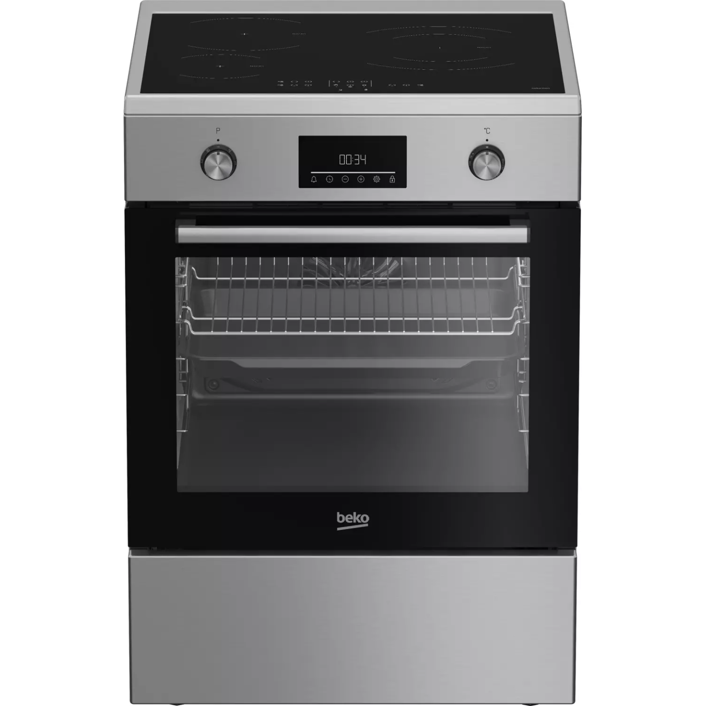 Cuisinière induction Beko FBE68314MXC four 72 L inox | Nimestore