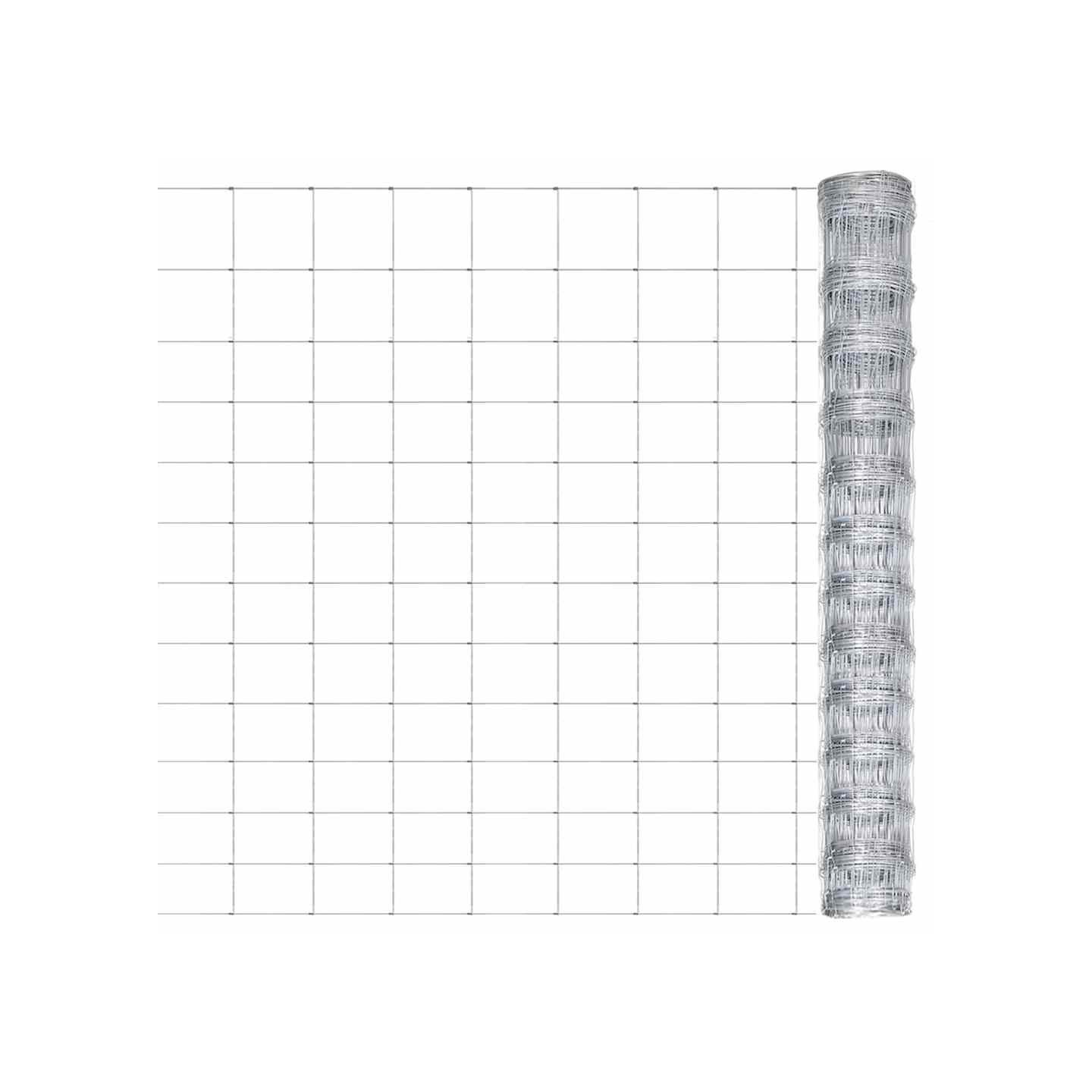 Clôture de jardin Acier galvanisé 50x1,25 m Argenté