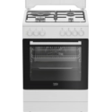 Cuisinière mixte Beko FBS63031WCS 60 cm four 79 L | Nimestore