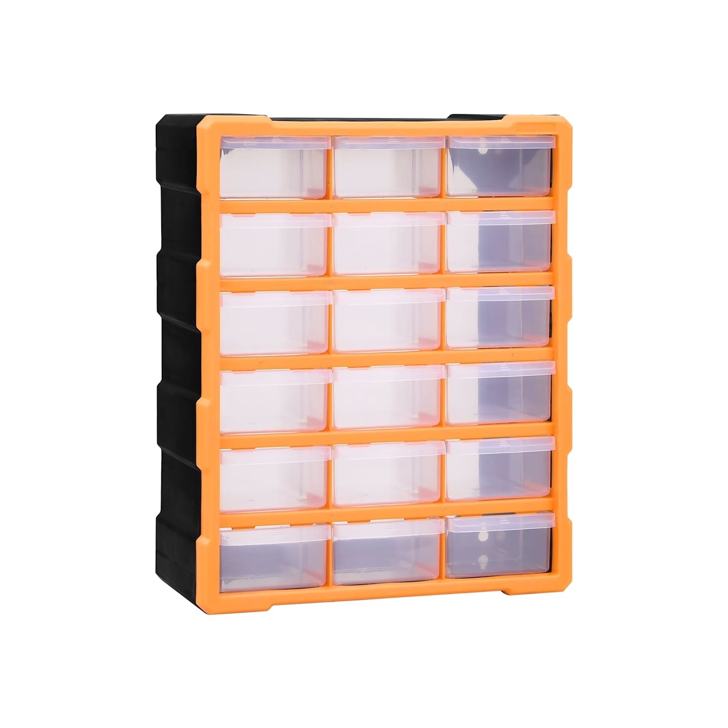 Organisateur multi-tiroirs avec 18 tiroirs centraux 38x16x47 cm