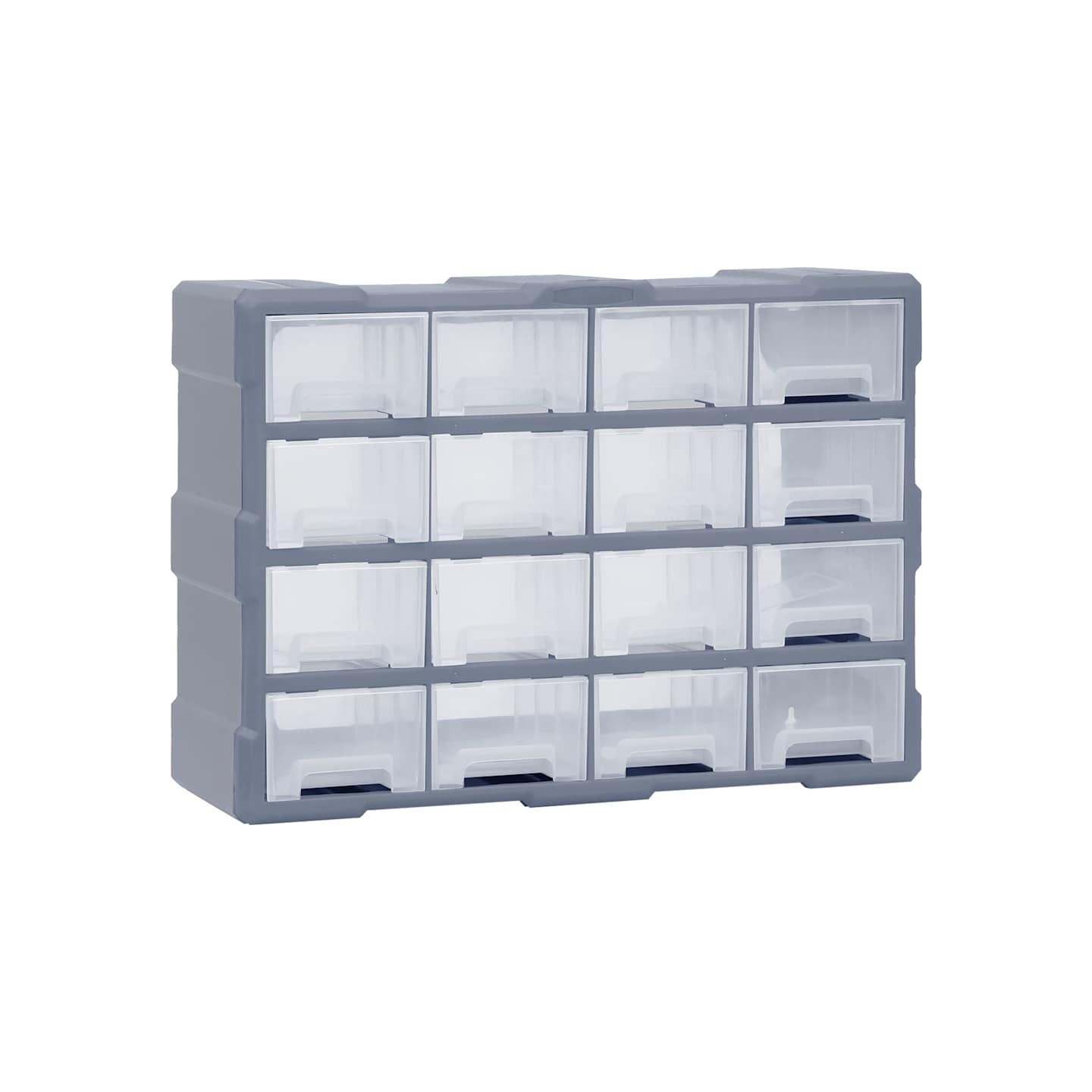 Organisateur multi-tiroirs avec 16 tiroirs centraux 52x16x37 cm