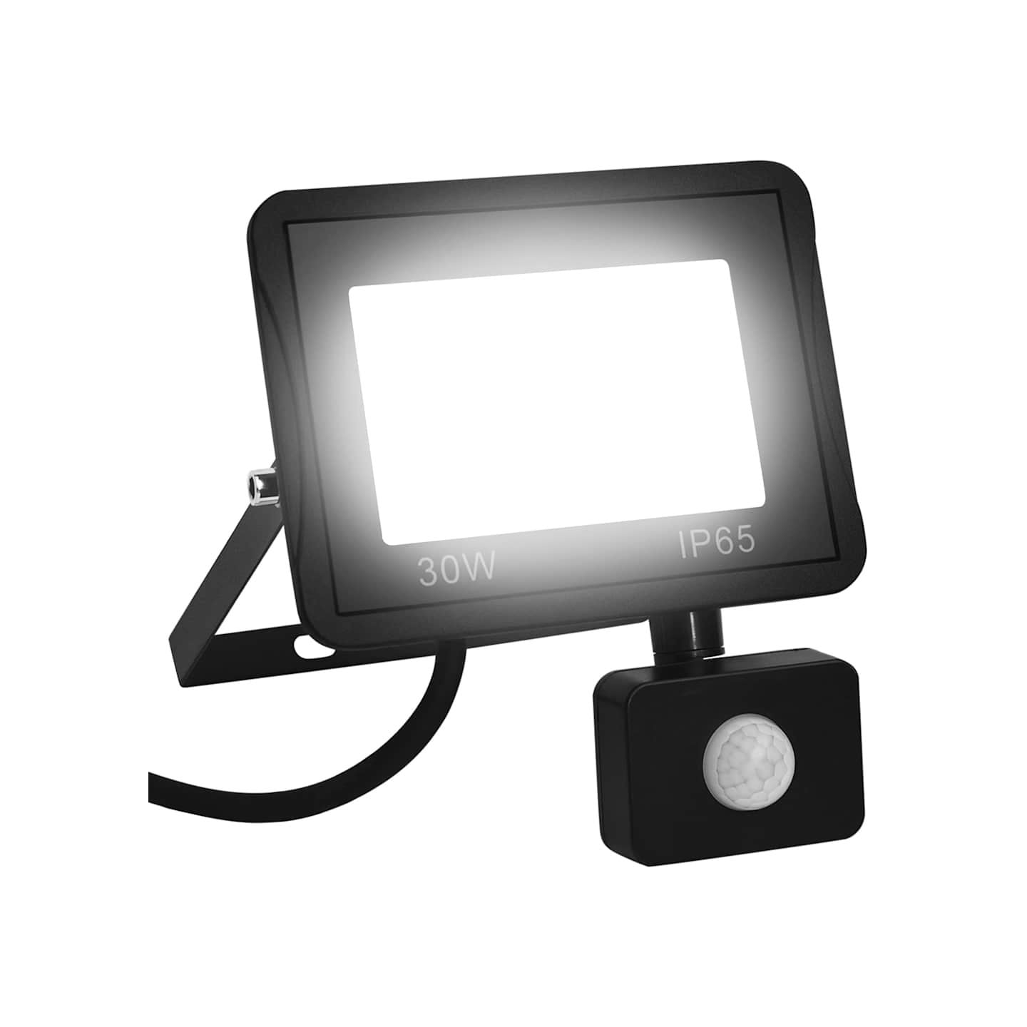 Projecteur à LED avec capteur 30 W Blanc froid