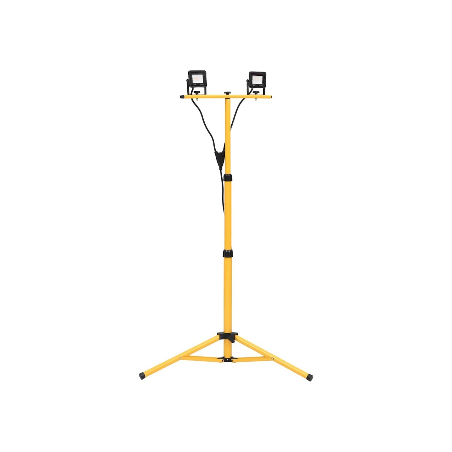 Projecteur à LED avec trépied 2x10 W Blanc froid