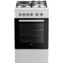 Cuisinière mixte Beko FSS53011DW 50 cm four 60 L | Nimestore