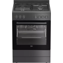 Cuisinière mixte Beko FBM63130ACT four 72 L anthracite | Nimestore
