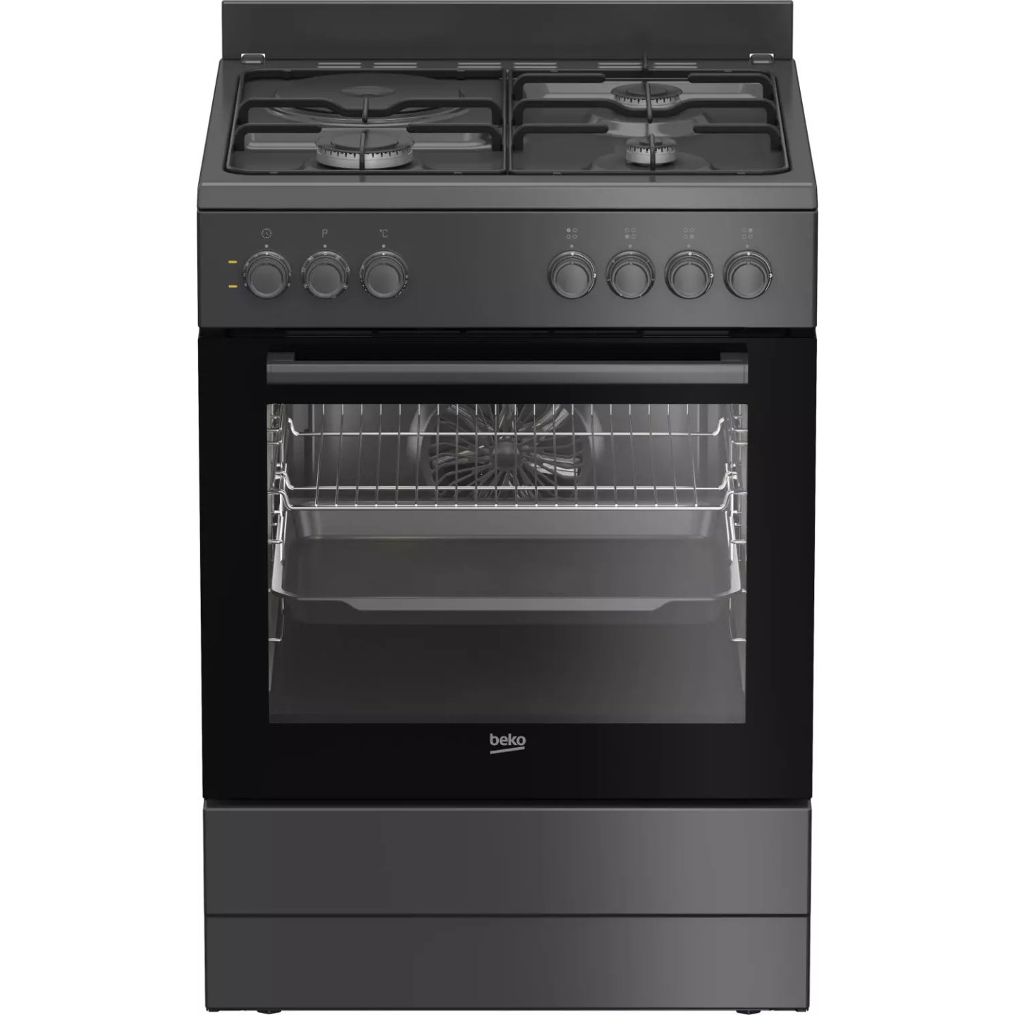 Cuisinière mixte Beko FBM63130ACT four 72 L anthracite | Nimestore