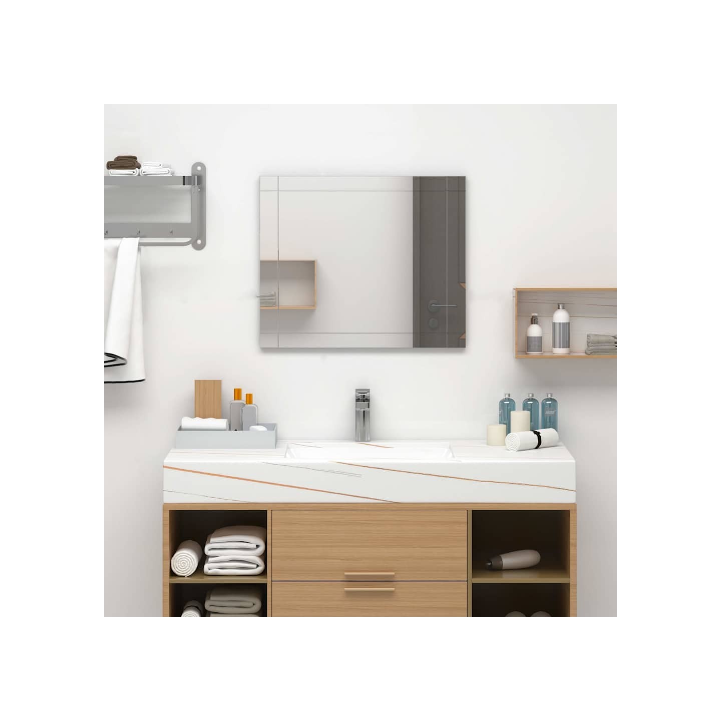 Miroir mural 60x50 cm Verre