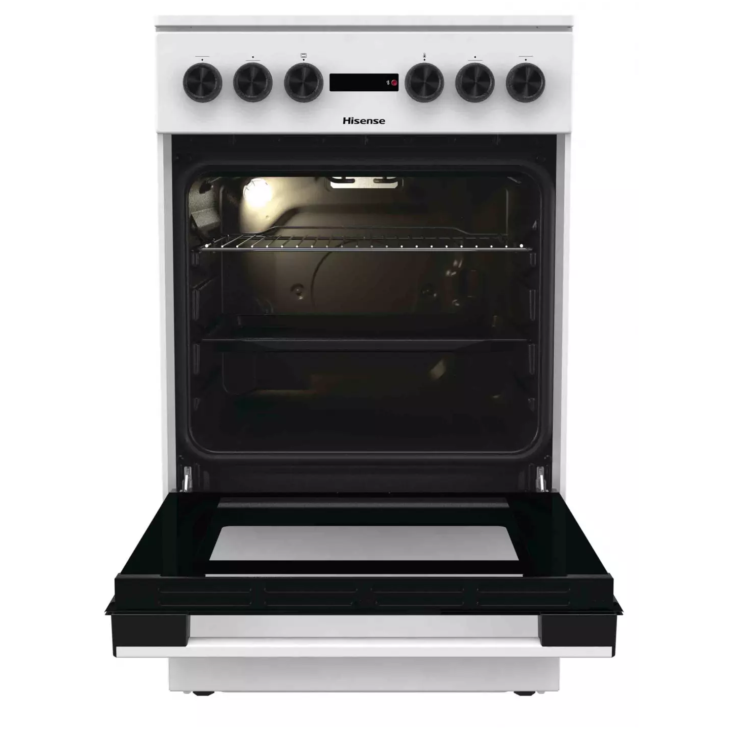 Cuisinière vitrocéramique Hisense HEC5A11WG 50 cm 68 L | Nimestore