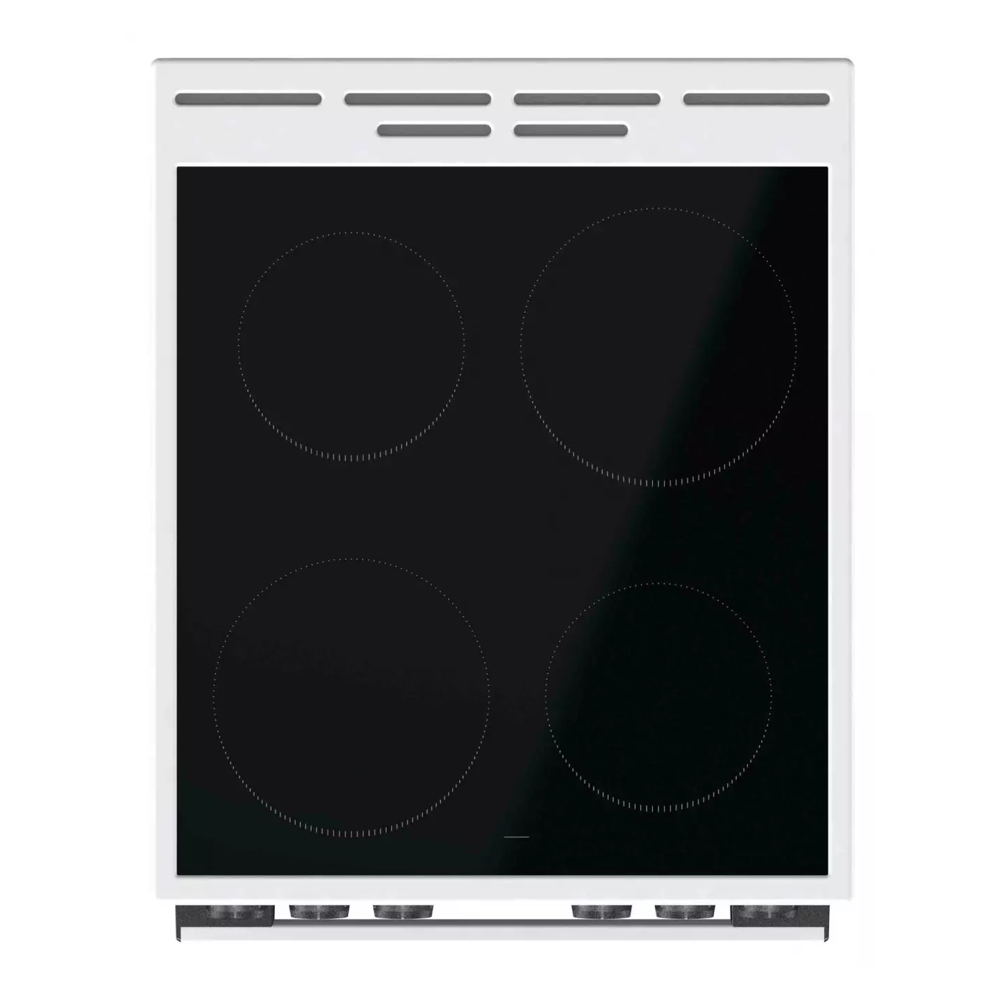 Cuisinière vitrocéramique Hisense HEC5A11WG 50 cm 68 L | Nimestore