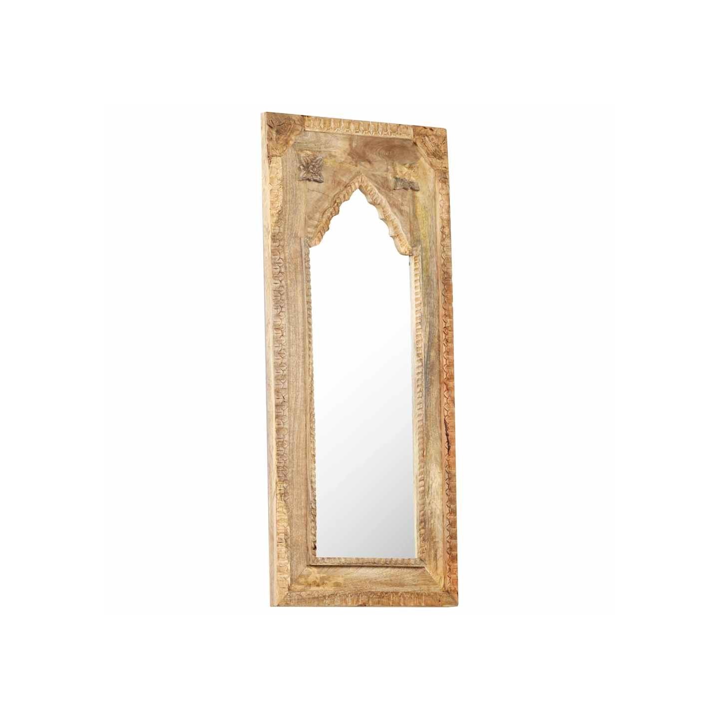 Miroir 50x3x110 cm Bois de manguier massif