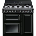 Piano de cuisson Smeg TR 93 BL Victoria 6 feux 3 fours | Nimestore
